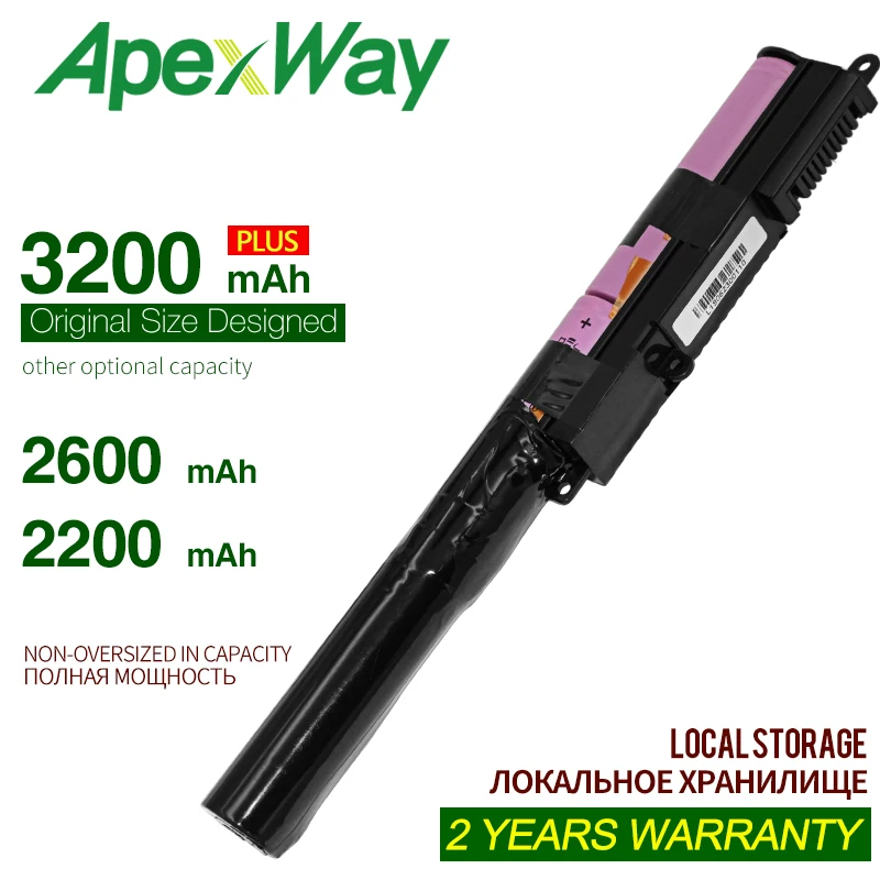 ApexWay Аккумулятор для ноутбука ASUS X540 X540LJ X540LA X540SC X540SA X540LJ X540S X540SC A31N1519
ApexWay Аккумулятор для ноутбука ASUS X540 X540LJ X540LA X540SC X540SA X540LJ X540S X540SC A31N1519