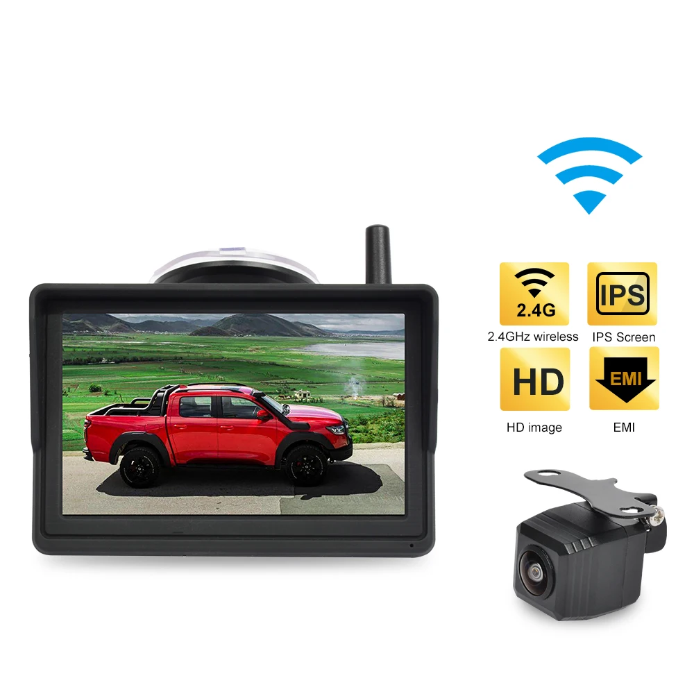 5 inch digital wireless rear view car backup camera monitor kit parking wireless reverse camera system for car pickup vans suv
5 inch digital wireless rear view car backup camera monitor kit parking wireless reverse camera system for car pickup vans suv