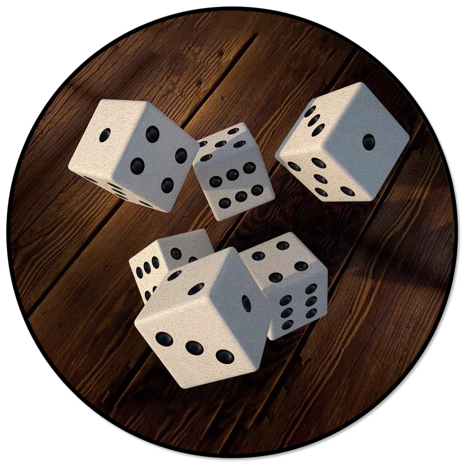 Dice Wooden Board Round Rugs Home Decoration Carpets for Bedroom Large Area Mat for Living Room Printed Circle Carpets
Dice Wooden Board Round Rugs Home Decoration Carpets for Bedroom Large Area Mat for Living Room Printed Circle Carpets