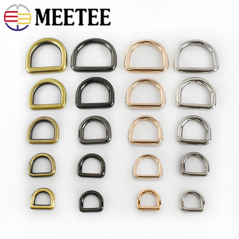 4/10pcs Meetee 20/25/32/38mm Metal O D Ring Buckle Bag Purse Strap Belt Dog Collar Chain Web Dee Clasp for Bags Accessories G7-3
4/10pcs Meetee 20/25/32/38mm Metal O D Ring Buckle Bag Purse Strap Belt Dog Collar Chain Web Dee Clasp for Bags Accessories G7-3