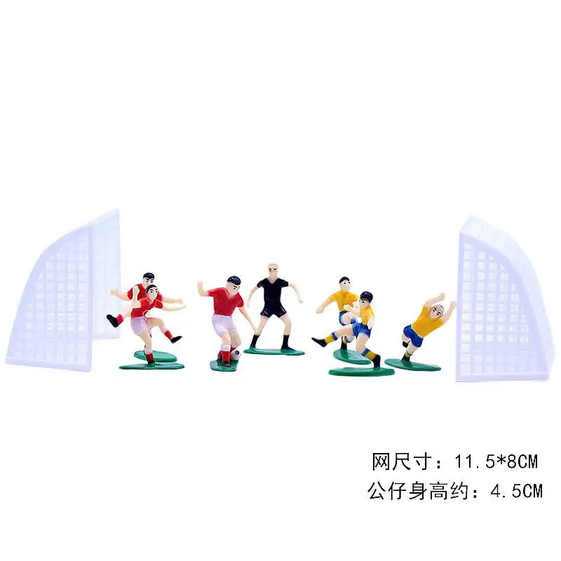 Пластиковые фигурки футболистов для торта
Пластиковые фигурки футболистов для торта