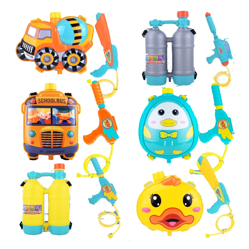Parent-child interaction children double bottle backpack water gun summer beach splashing water spray pull water gun toys for bo
Parent-child interaction children double bottle backpack water gun summer beach splashing water spray pull water gun toys for bo