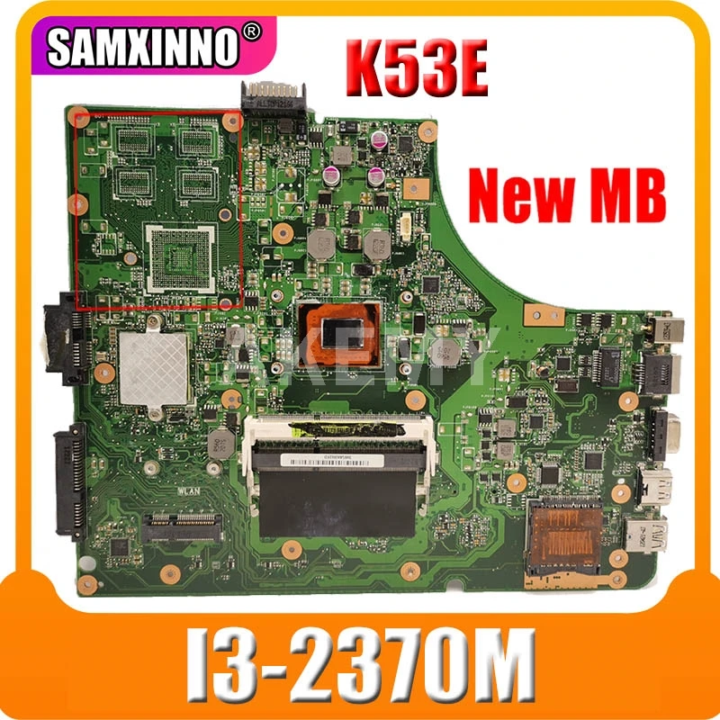 SAMXINNO K53E MB._I3-2370M i3-2350M REV 6.0 MainBoard For ASUS K53E P53E A53E Laptop Motherboard 60-N3CMB1A00-A01
SAMXINNO K53E MB._I3-2370M i3-2350M REV 6.0 MainBoard For ASUS K53E P53E A53E Laptop Motherboard 60-N3CMB1A00-A01
