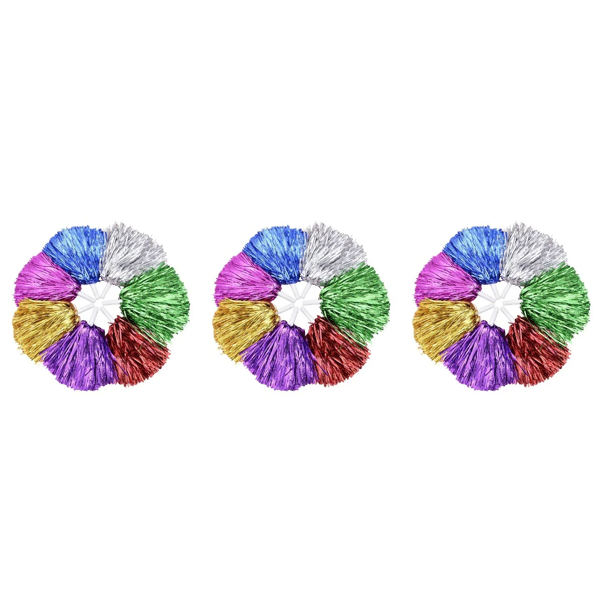 Pom Poms Cheer Pompom Dance Cheerleadingplastic Metallic Diy Ring Girl Flowersstreamers Hand Cheering Stick A Cheerleader Handle
Pom Poms Cheer Pompom Dance Cheerleadingplastic Metallic Diy Ring Girl Flowersstreamers Hand Cheering Stick A Cheerleader Handle