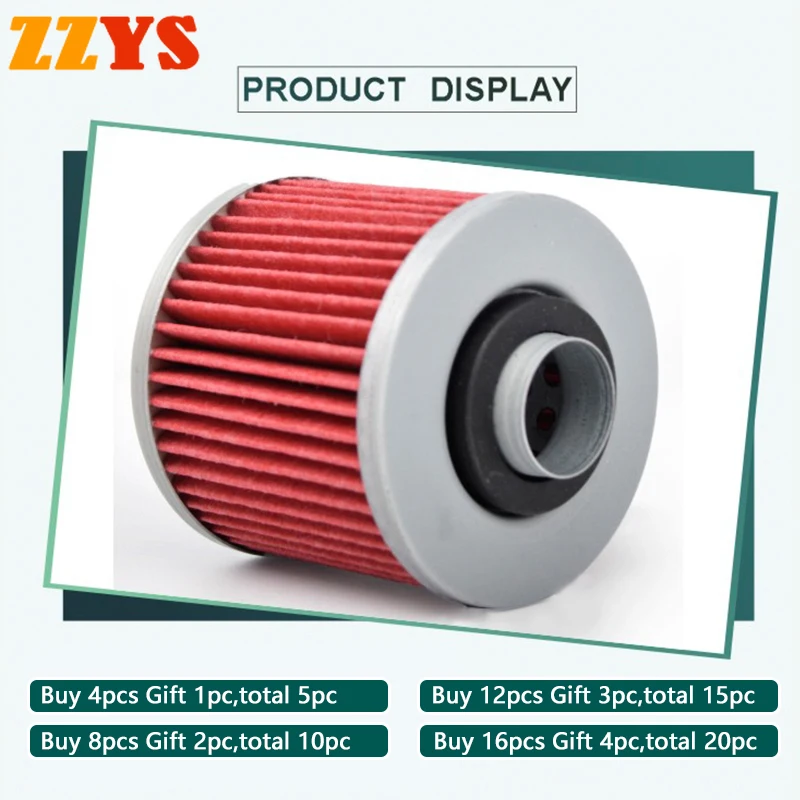 Motorcycle Oil Filter For Yamaha ATV YFM600 YFM600F Grizzly 600 YFM700 YFM700R Raptor Special Edition Raptor 700R SE YFM 600 700
Motorcycle Oil Filter For Yamaha ATV YFM600 YFM600F Grizzly 600 YFM700 YFM700R Raptor Special Edition Raptor 700R SE YFM 600 700