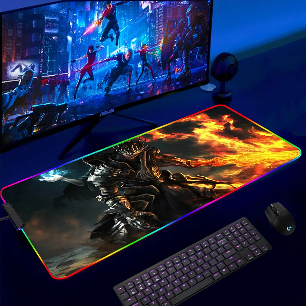 RGB LED Gaming Mouse Pad Mousepad Large Mause Pad Keyboard Desk Carpet Game Rubber No-slip Mouse Mat Gamer Desk mats Dark Souls
RGB LED Gaming Mouse Pad Mousepad Large Mause Pad Keyboard Desk Carpet Game Rubber No-slip Mouse Mat Gamer Desk mats Dark Souls