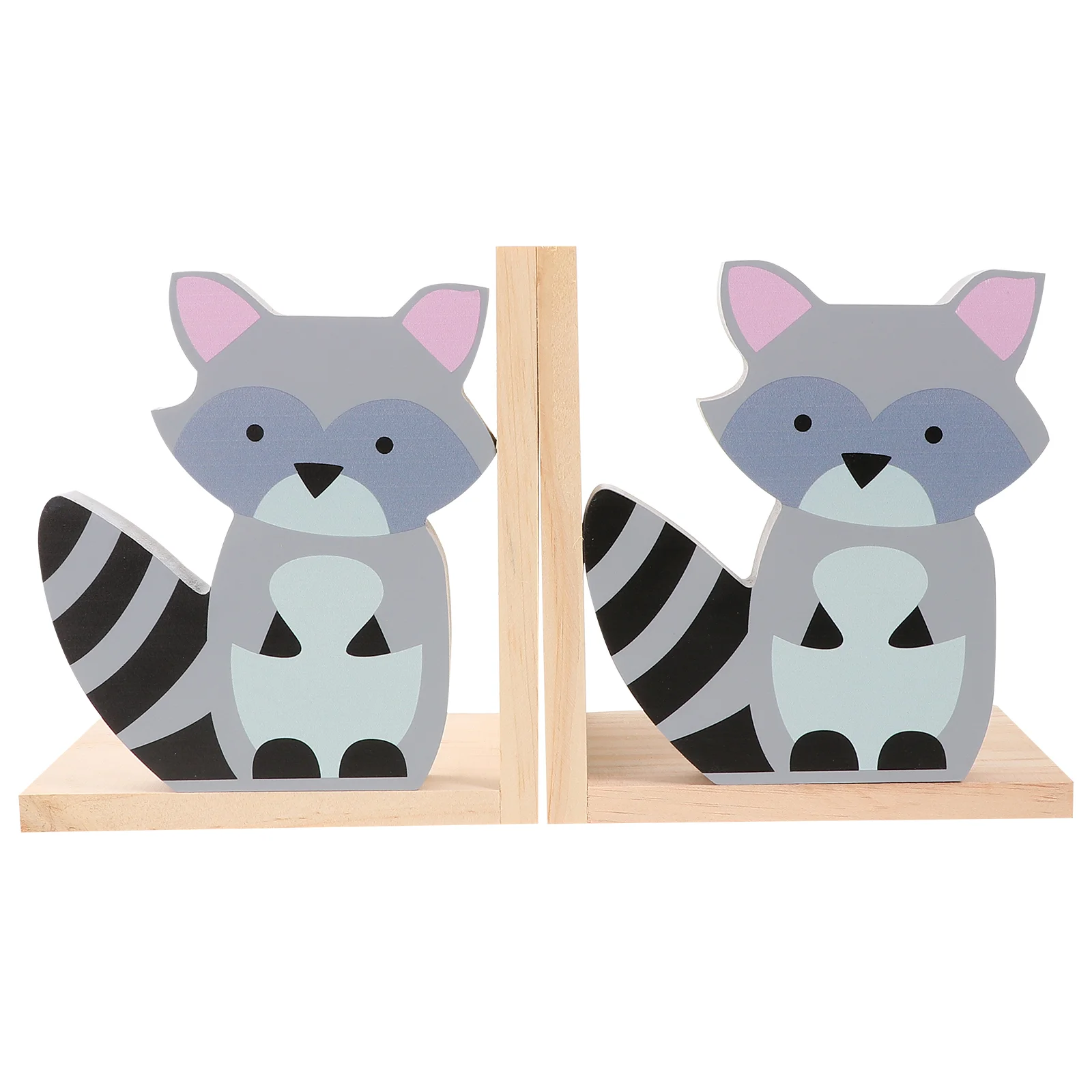 Raccoon Bookend Bookends Shelves Mini Shelf Decorate Ornament Desktop Wooden Student Animals
Raccoon Bookend Bookends Shelves Mini Shelf Decorate Ornament Desktop Wooden Student Animals