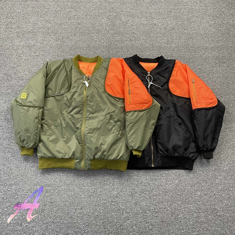 

High Street Kapital Coat Mandarin Duck Color-block Waterproof Pillow Men Women Jacket Couple Loose Casual Flight Kapital Jacket