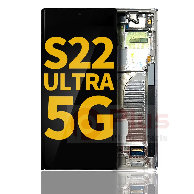 AMOLED Display With Frame Replacement For Samsung Galaxy S22 Ultra 5G (Refurbished) (Phantom White)
AMOLED Display With Frame Replacement For Samsung Galaxy S22 Ultra 5G (Refurbished) (Phantom White)
