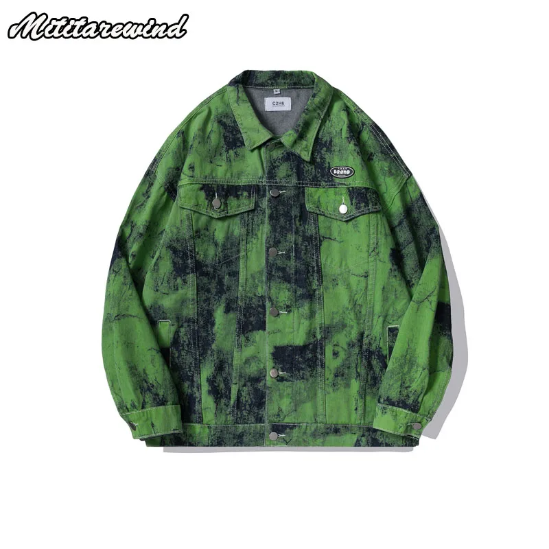 Men's Jackets Vintage American Style Design Tie-Dye Green Distressed High Street Wash Coats Hip Hop Streetwear Y2k Cargo
Men's Jackets Vintage American Style Design Tie-Dye Green Distressed High Street Wash Coats Hip Hop Streetwear Y2k Cargo