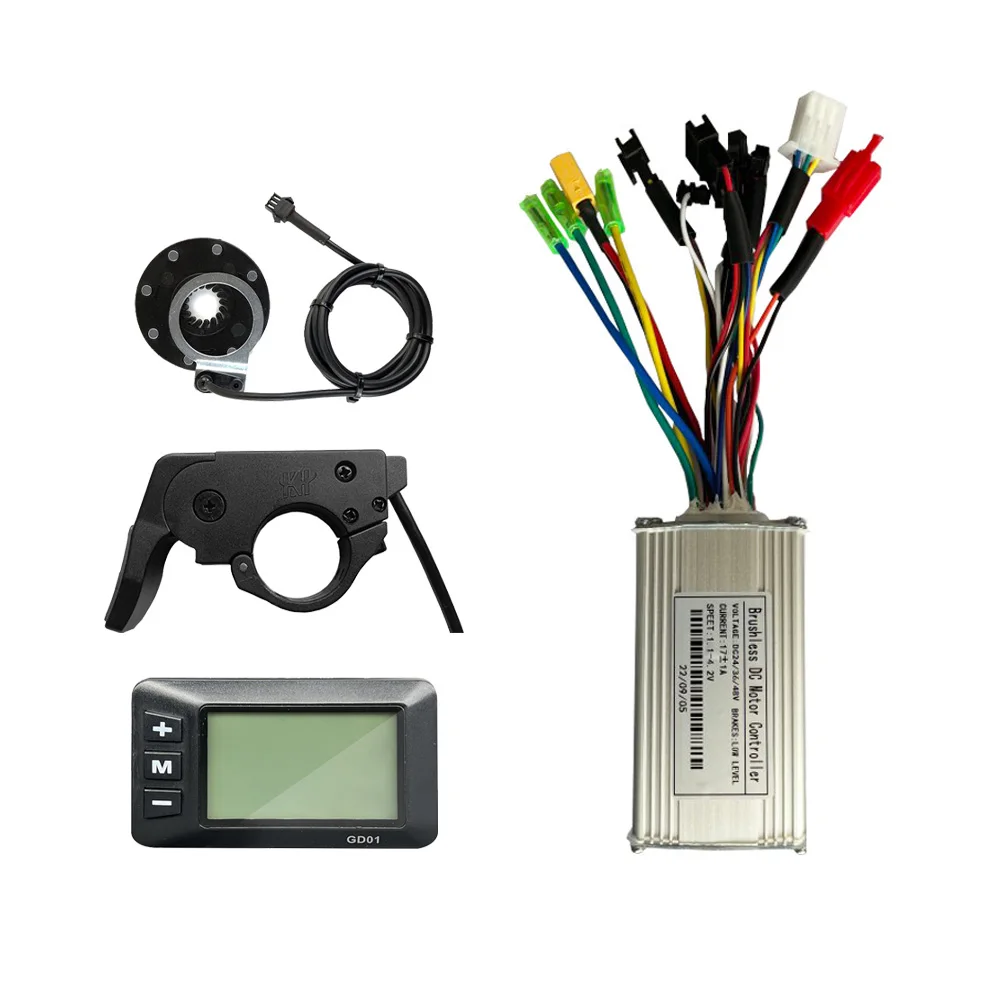 36/48V 17A Sine Wave Controller Throttle GD01 Display Sine Wave Controller For 250/350W Motor Durable And Practical
36/48V 17A Sine Wave Controller Throttle GD01 Display Sine Wave Controller For 250/350W Motor Durable And Practical