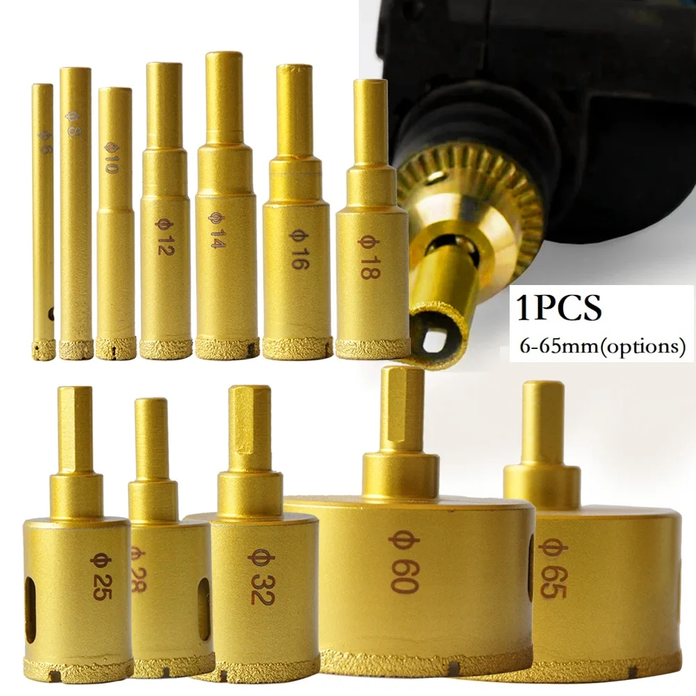 1*glass Drill Bit Diamond Tile Drill Dry 6-65mm For Granite Marble Porcelain Stoneware Hole Drilling Electric Drill Accessories
1*glass Drill Bit Diamond Tile Drill Dry 6-65mm For Granite Marble Porcelain Stoneware Hole Drilling Electric Drill Accessories