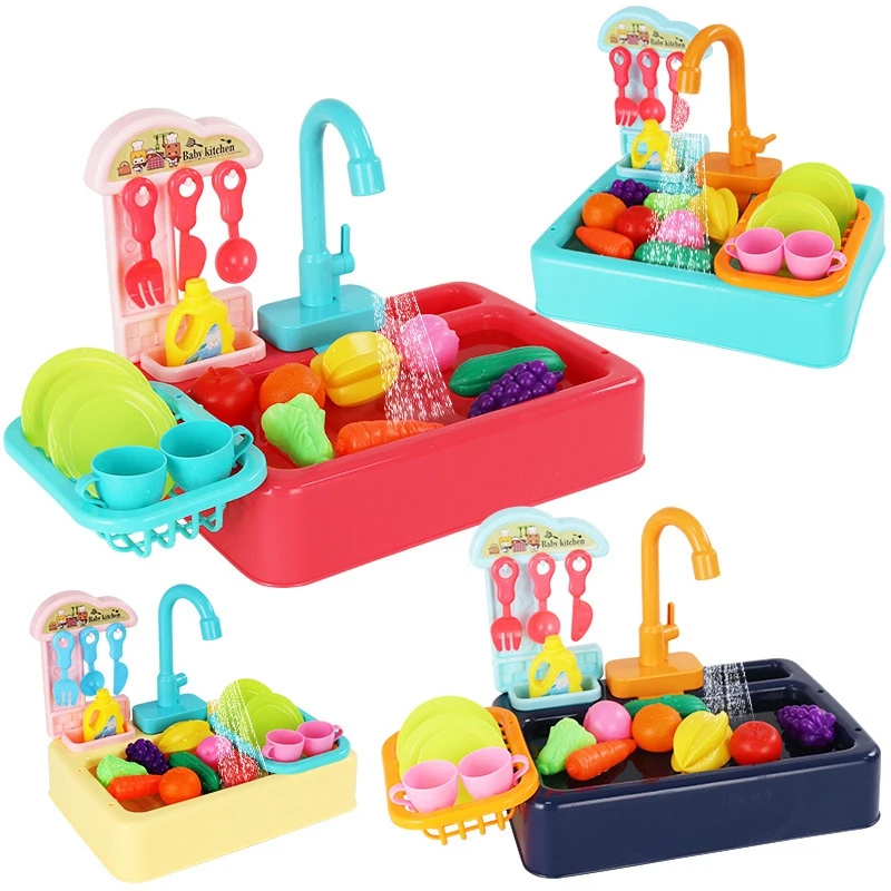 Simulation Dishwasher Sink For Child Electric Dishwasher Sink Children's Role Playing Kitchen Toys Set Birthday Gift
Simulation Dishwasher Sink For Child Electric Dishwasher Sink Children's Role Playing Kitchen Toys Set Birthday Gift