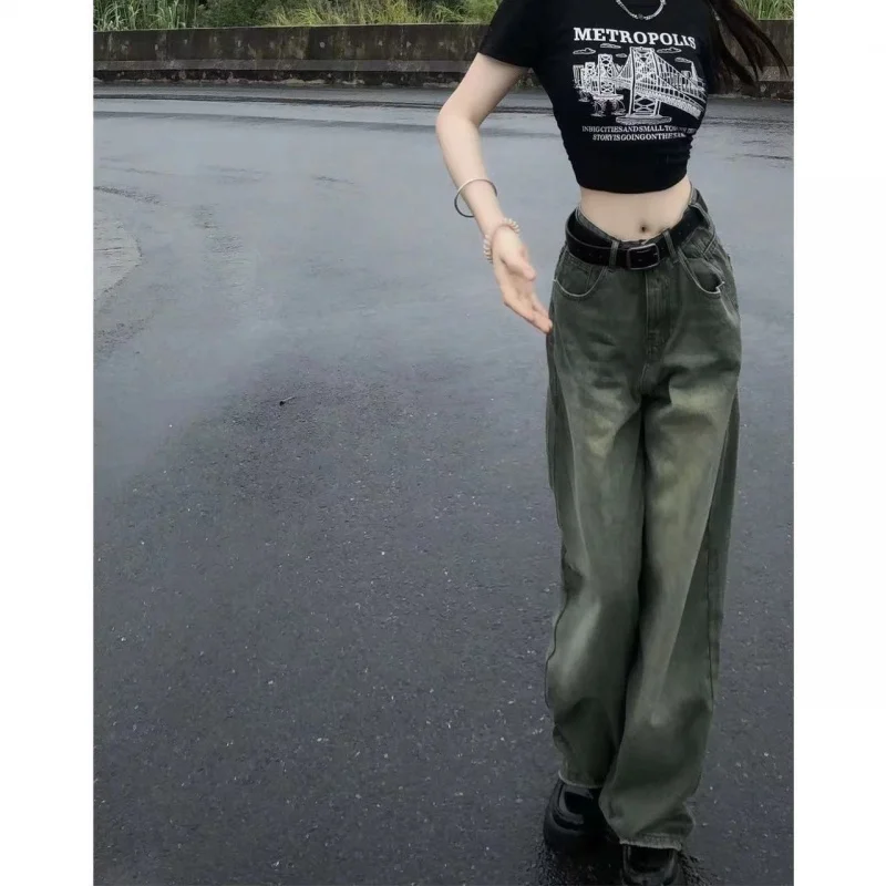 Straight Jeans for Women High Street Loose Slimming and Wide Leg Casual Long Pants
Straight Jeans for Women High Street Loose Slimming and Wide Leg Casual Long Pants