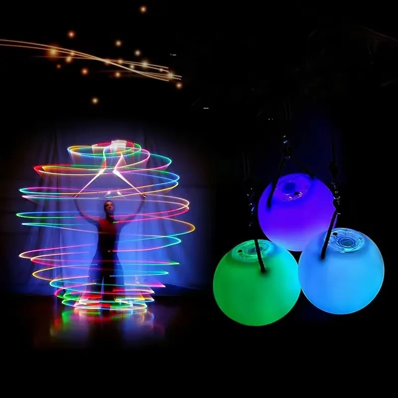 LED Thrown Glow Balls Multi-Colored for Belly Dance Stage Performance Accessories Colorful Dancer Hand Props Glowing Balls
LED Thrown Glow Balls Multi-Colored for Belly Dance Stage Performance Accessories Colorful Dancer Hand Props Glowing Balls