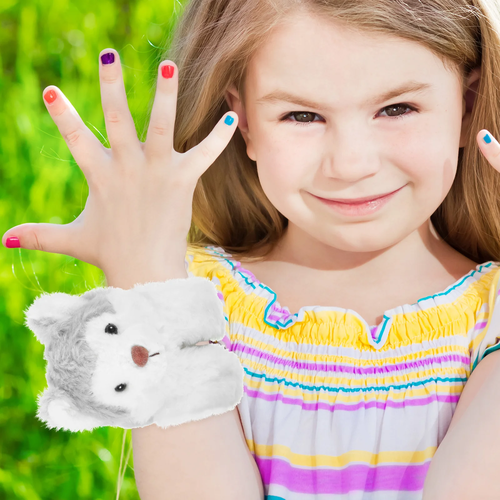 Ring Cartoon Slap Bracelet Rings Animal Decor Bands Wristbands Party Favors Plush Dog
Ring Cartoon Slap Bracelet Rings Animal Decor Bands Wristbands Party Favors Plush Dog