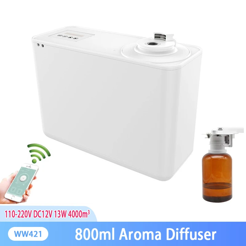 Wi-Fi аромадиффузор для эфирных масел, коммерческий аромадиффузор, аромадиффузор, автоматический торговый опрыскиватель
Wi-Fi аромадиффузор для эфирных масел, коммерческий аромадиффузор, аромадиффузор, автоматический торговый опрыскиватель