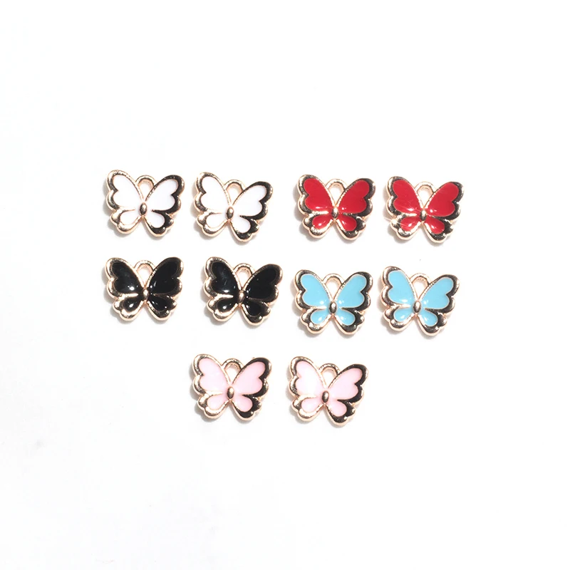 10pcs/lot 10*13mm Enamel Butterfly Charm for Jewelry Making Earring Pendant Bracelet Necklace Accessories DIY Craft Supplies
10pcs/lot 10*13mm Enamel Butterfly Charm for Jewelry Making Earring Pendant Bracelet Necklace Accessories DIY Craft Supplies