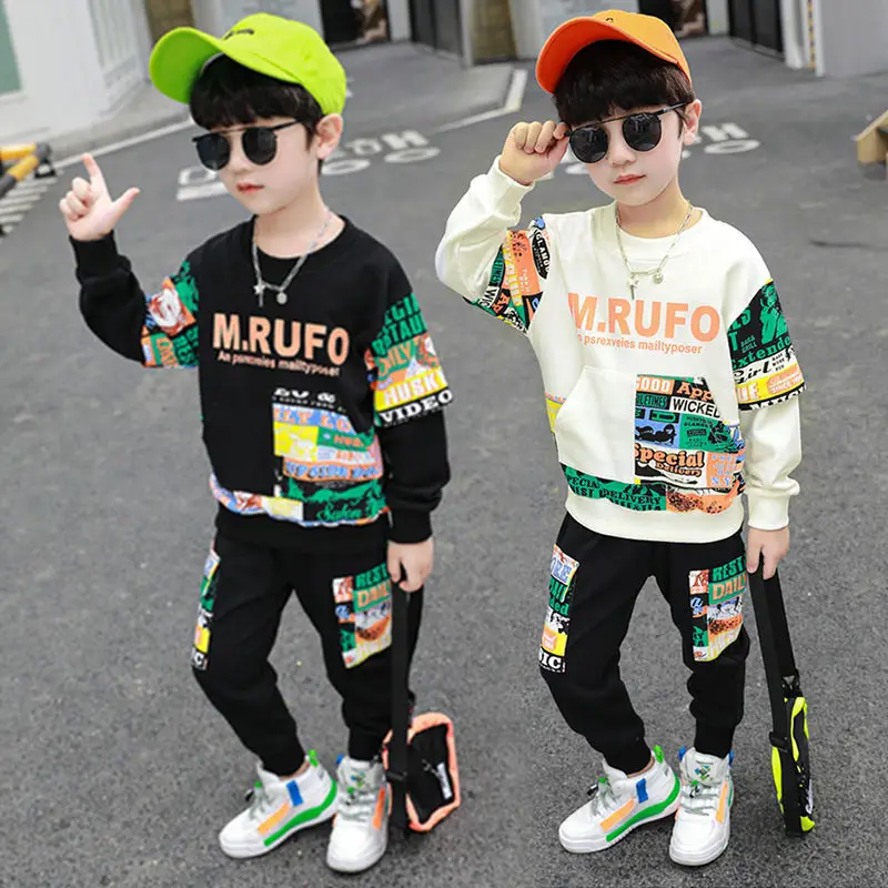 Kids Outwear for Boys Sets Clothes 2 Pcs Suit Spring Autumn Children Clothing Sets Letter Shirt+Pants Baby Boys Clothing Suit
Kids Outwear for Boys Sets Clothes 2 Pcs Suit Spring Autumn Children Clothing Sets Letter Shirt+Pants Baby Boys Clothing Suit