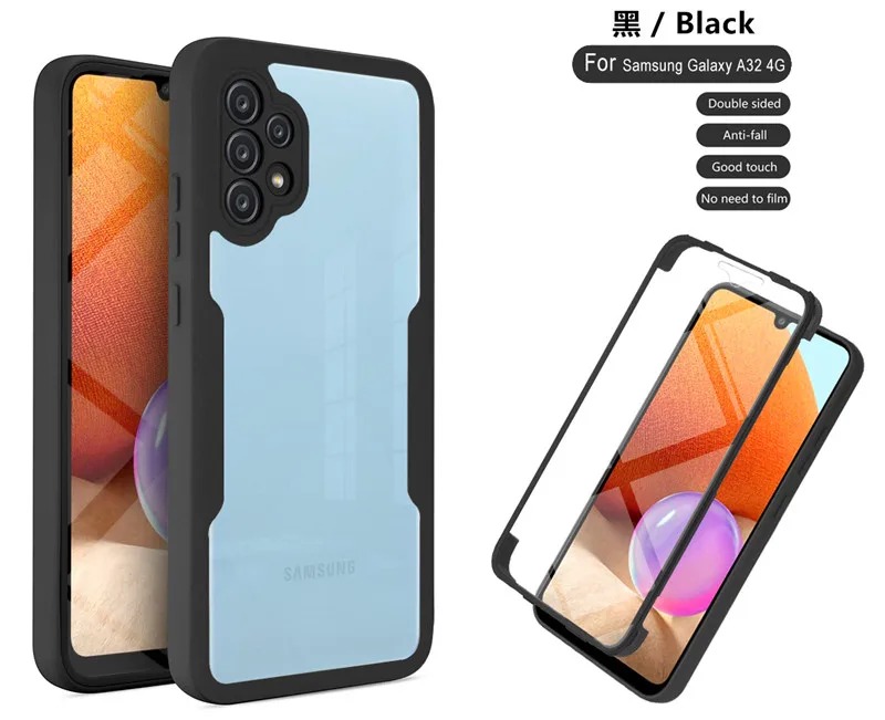 Full Protection Case For Samsung Galaxy A32 4G 360 Full Protected Double Side Cover for Samsung Galaxy A32 5G A326B A326U A326W
Full Protection Case For Samsung Galaxy A32 4G 360 Full Protected Double Side Cover for Samsung Galaxy A32 5G A326B A326U A326W