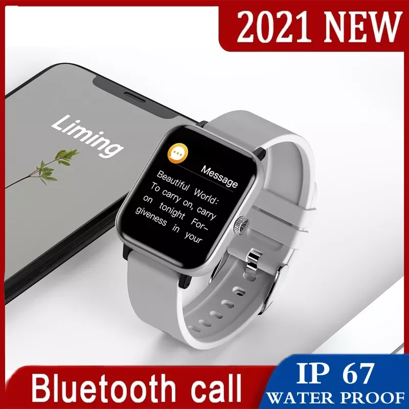 2021 New Bluetooth Call Smart Watch Men Women Pedometer Heart Rate Monitoring Sports Music Smartwatch For Xiaomi Huawei Phones 
2021 New Bluetooth Call Smart Watch Men Women Pedometer Heart Rate Monitoring Sports Music Smartwatch For Xiaomi Huawei Phones