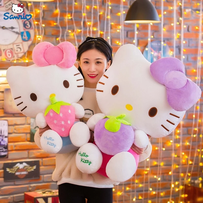 New Sanrio Kawaii Hello Kitty Plush Toy Pillow Doll Stuffed Animal Plushies Home Decoration Peluche Children Girls Birthday Gift
New Sanrio Kawaii Hello Kitty Plush Toy Pillow Doll Stuffed Animal Plushies Home Decoration Peluche Children Girls Birthday Gift