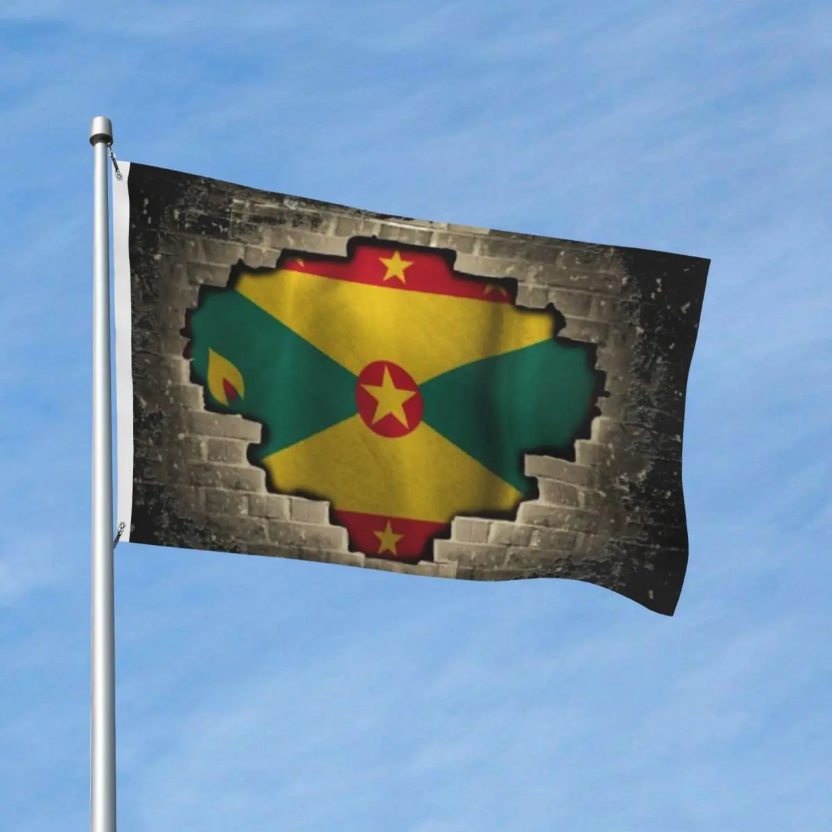 Grenфлаг Гренады grenсовременная уличная газонная драпировка ярких цветов 
Grenфлаг Гренады grenсовременная уличная газонная драпировка ярких цветов