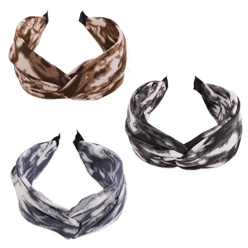 3pcs Knotted Wide Plain Headbands Set for Girls and Women, Non-Slip Fashion Twisted Cross Head Wraps with Textile Printing, Hair
3pcs Knotted Wide Plain Headbands Set for Girls and Women, Non-Slip Fashion Twisted Cross Head Wraps with Textile Printing, Hair