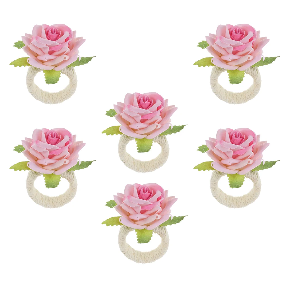 6 PCS Rose Ring Napkin Ring Wrap Wedding Decor Banquet Napkin Ring Rose Decor Rope Napkin Holder Rings Bulk Napkin Buckle
6 PCS Rose Ring Napkin Ring Wrap Wedding Decor Banquet Napkin Ring Rose Decor Rope Napkin Holder Rings Bulk Napkin Buckle