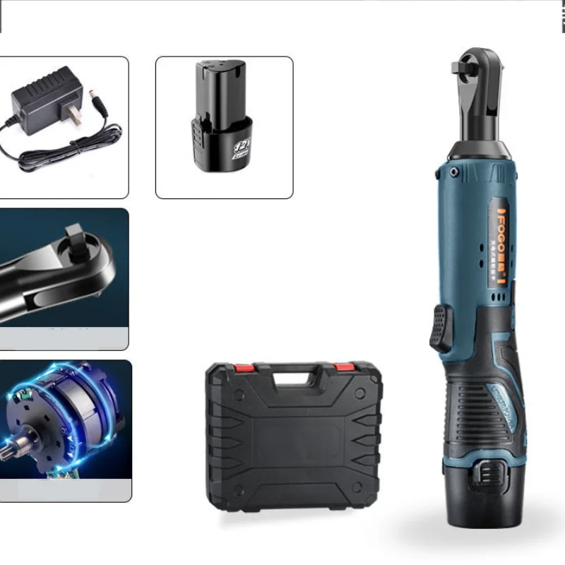Cordless Electric Wrench Ratchet Wrench Removal Screw Nut Auto Repair Tool Angle Drill Screwdriver Wrench Tool New
Cordless Electric Wrench Ratchet Wrench Removal Screw Nut Auto Repair Tool Angle Drill Screwdriver Wrench Tool New
