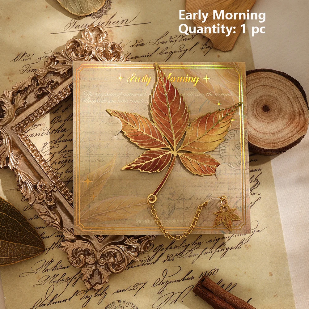 Металлическая закладка "Листья клена и абрикоса"
Металлическая закладка "Листья клена и абрикоса"