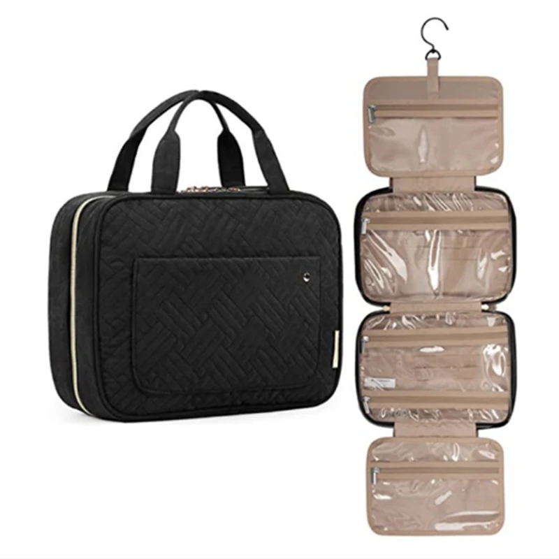 High Capacity Makeup Bag Hanging Waterproof Toiletries Storage Bags Foldable Ladies Travel Cosmetic Bag
High Capacity Makeup Bag Hanging Waterproof Toiletries Storage Bags Foldable Ladies Travel Cosmetic Bag
