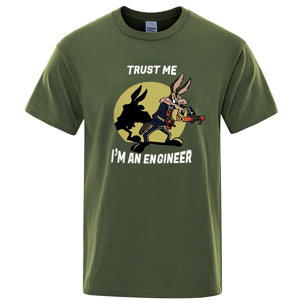 

Поверьте мне, я инженер, мужчины и женщины, Винтажная футболка, свободная Инженерная футболка с круглым вырезом, Классическая модная мужская одежда