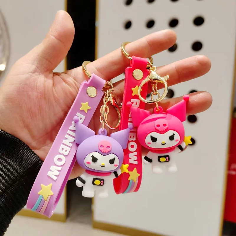 Sanrio Kuromi Pvc Material Key Chain New Cartoon Personality Sweet Cute Girl Heart Multiple Colour Doll Bag Pendant Accessories
Sanrio Kuromi Pvc Material Key Chain New Cartoon Personality Sweet Cute Girl Heart Multiple Colour Doll Bag Pendant Accessories