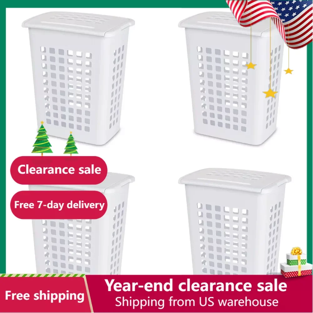 Storage Basket Rectangular Plastic Laundry Hamper Laundry Room Organizer Free Shippng White Set of 4 Baskets for Bedroom Dirty
Storage Basket Rectangular Plastic Laundry Hamper Laundry Room Organizer Free Shippng White Set of 4 Baskets for Bedroom Dirty