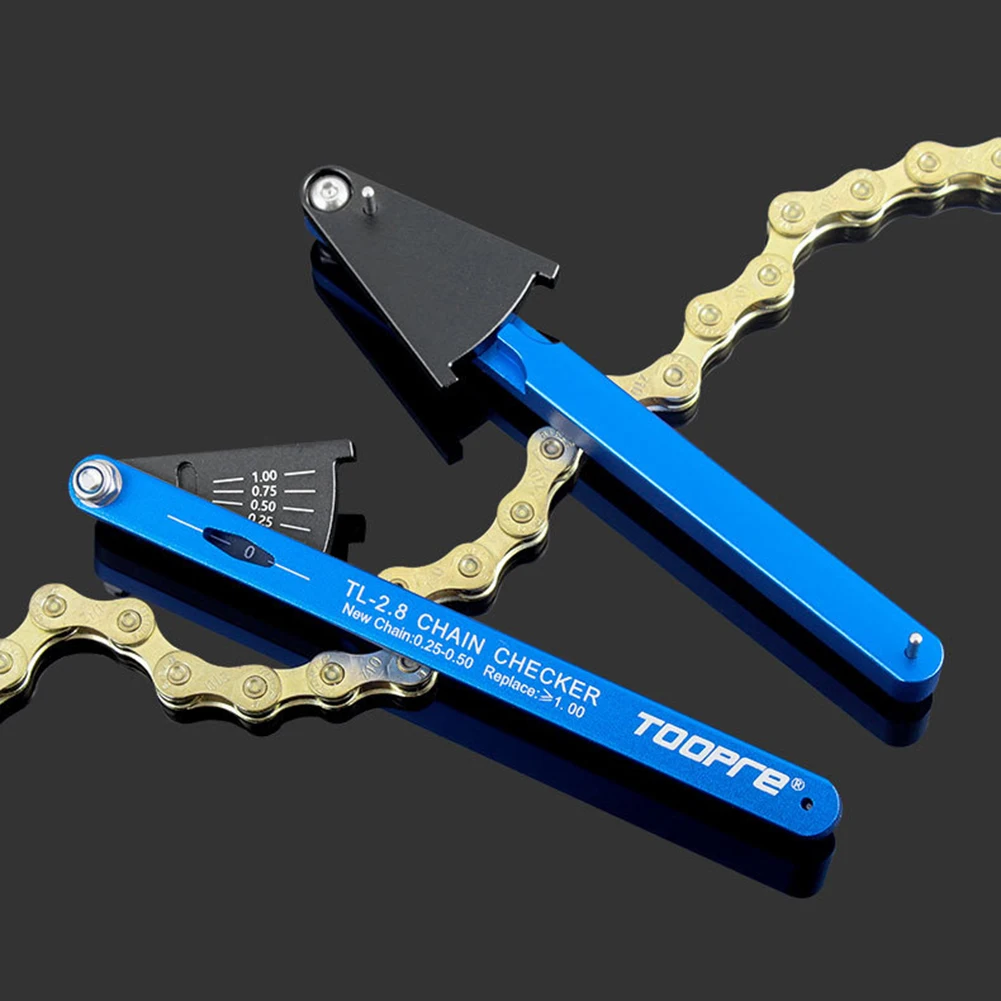 1pcs Bike Chain Detector Chain Detector Tension Testing Tool Wear Indicator Wear Measurement TOOPRE Bicycle Chain Tester
1pcs Bike Chain Detector Chain Detector Tension Testing Tool Wear Indicator Wear Measurement TOOPRE Bicycle Chain Tester