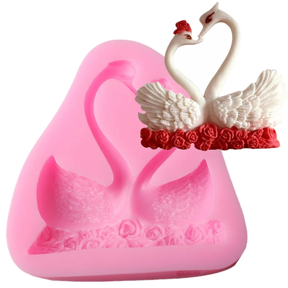 Silicone Mold Couple Swan Shape Fondant Chocolate Resin Aroma Stone Soap Mold For Pastry Cup Cake Decorating Kitchen To
Silicone Mold Couple Swan Shape Fondant Chocolate Resin Aroma Stone Soap Mold For Pastry Cup Cake Decorating Kitchen To