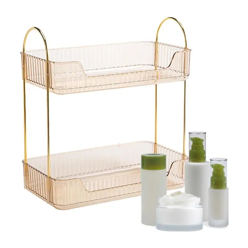 

Countertop Storage Organizer 2 Tier Countertop Storage Easy To Assemble Household Accessories Rack Shelf For Bathrooms Kitchens
