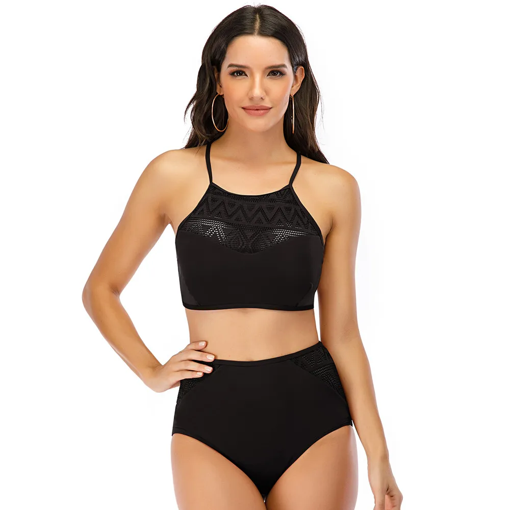 Swimsuits Woman Solid Lace Up Women Swimming Suit Europe And America Sexy Lace High Waist Two-Piece Bikini Swimsuit Beachwear
Swimsuits Woman Solid Lace Up Women Swimming Suit Europe And America Sexy Lace High Waist Two-Piece Bikini Swimsuit Beachwear