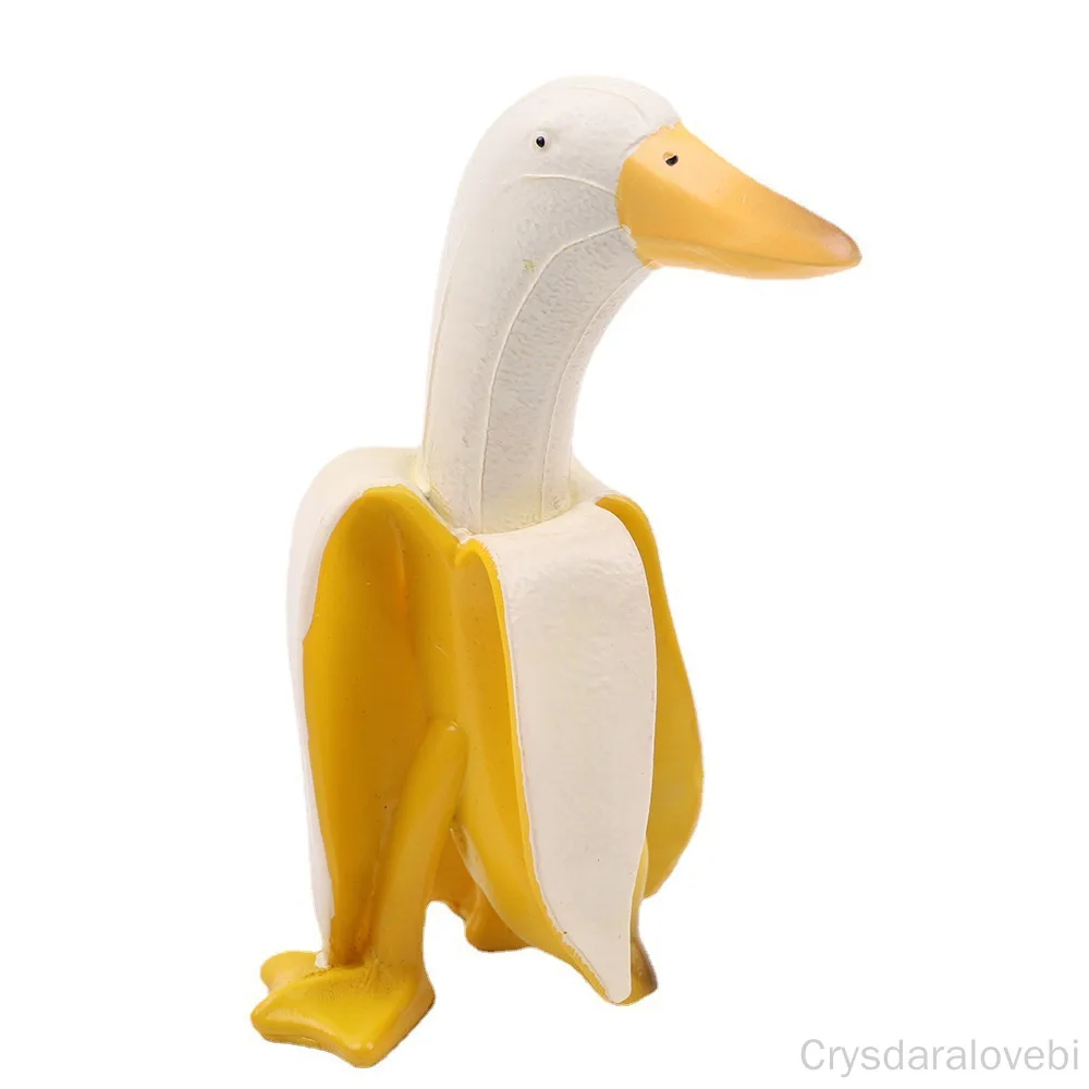 1pc Banana Duck Creative Art Statue Garden Decoration Sculptures Yard Home Decor Vintage Ornament Desktop Decor Accessories
1pc Banana Duck Creative Art Statue Garden Decoration Sculptures Yard Home Decor Vintage Ornament Desktop Decor Accessories