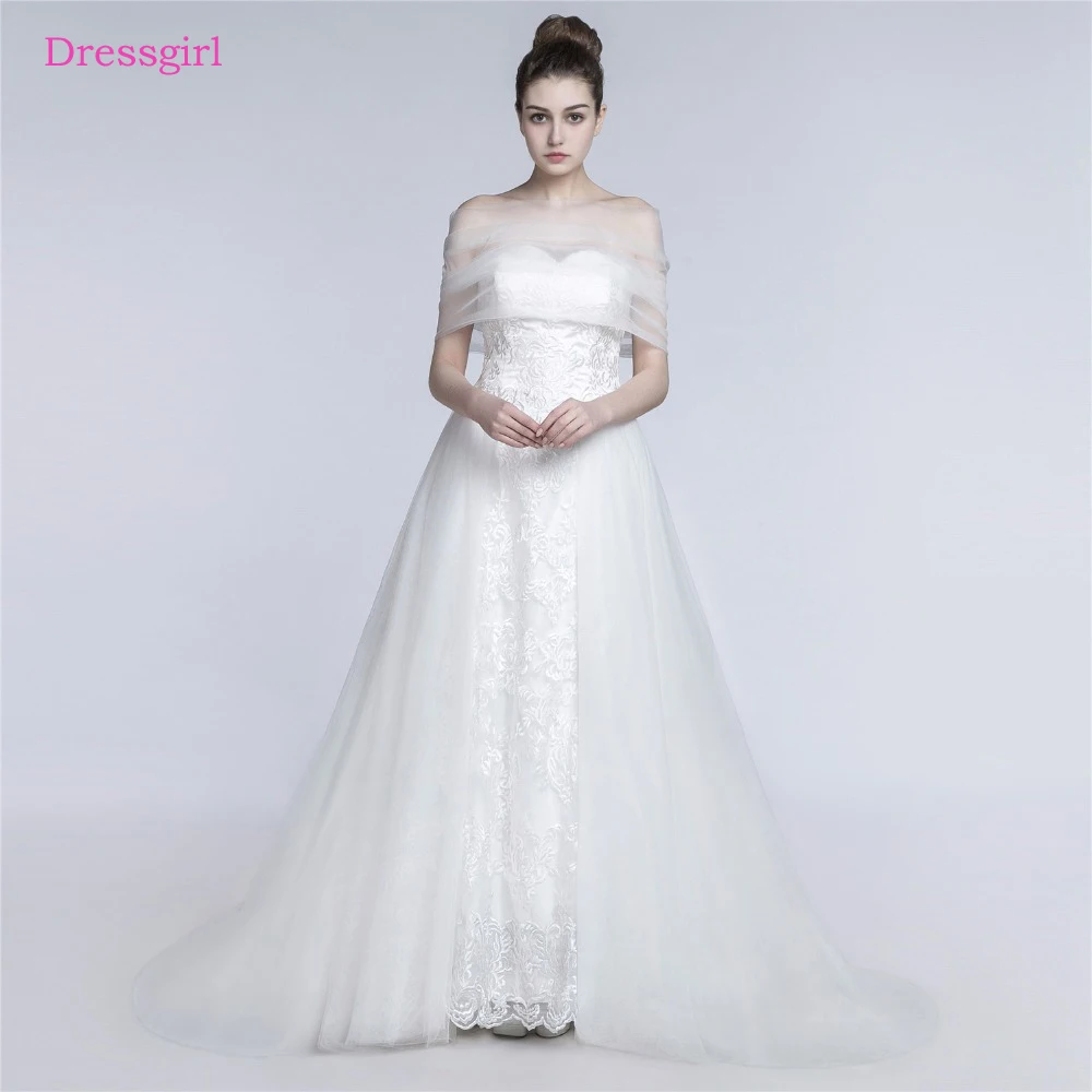 Real Photo Wedding Dresses A-line Sweetheart Tulle Appliques Boho Backless Wedding Gown Bridal Dresses Vestido De Noiva
Real Photo Wedding Dresses A-line Sweetheart Tulle Appliques Boho Backless Wedding Gown Bridal Dresses Vestido De Noiva