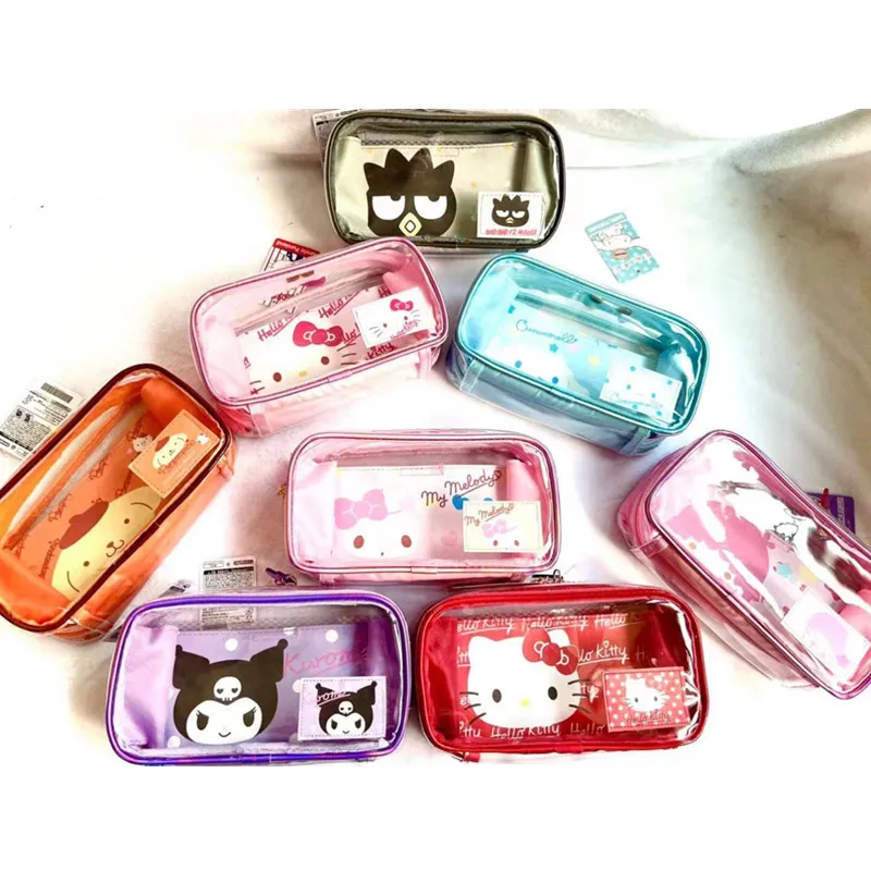 Sanrio Cute Cartoon Transparent Storage Bag Kulomi Cosmetic Bag Waterproof Large-capacity Student Stationery Pencil Case
Sanrio Cute Cartoon Transparent Storage Bag Kulomi Cosmetic Bag Waterproof Large-capacity Student Stationery Pencil Case