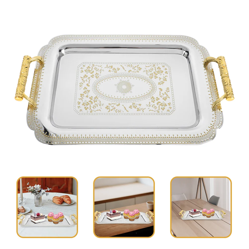 Coffee Serving Trays Stainless Steel Snack Vintage Vanity Charolas Para Postres Earrings Holder Decorative Metal Tea
Coffee Serving Trays Stainless Steel Snack Vintage Vanity Charolas Para Postres Earrings Holder Decorative Metal Tea