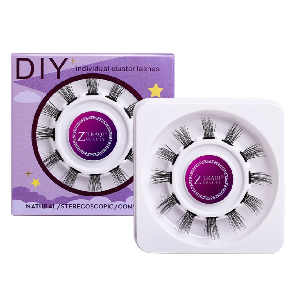 Segmented False Eyelashes with Hair Extensions for Thick Natural Curls and Handmade Cosmetic Tools Wholesale Fake Eyelashes
Segmented False Eyelashes with Hair Extensions for Thick Natural Curls and Handmade Cosmetic Tools Wholesale Fake Eyelashes