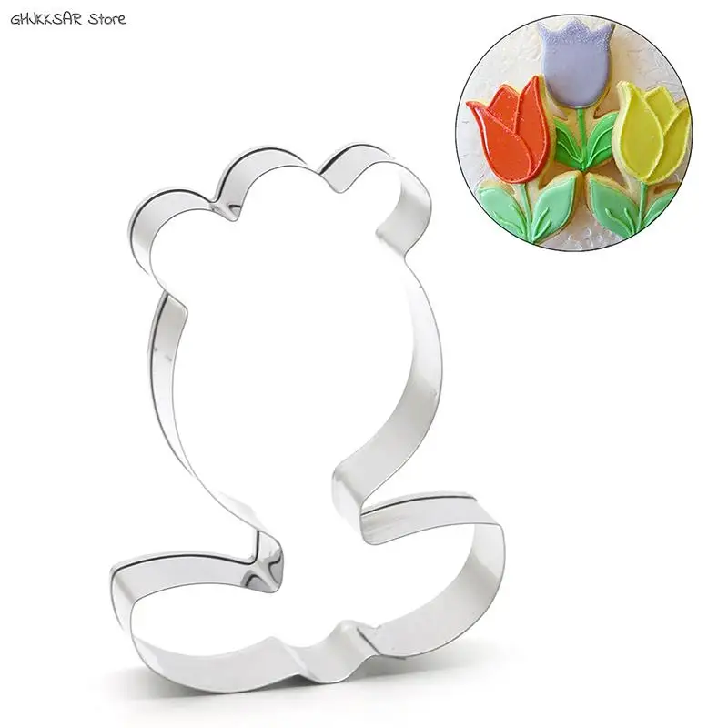 HOT 1pc Spring Flower Tulip Cookie Cutter Mother's Day Biscuit Fondant Bread Mold Easter Party DIY Decorations
HOT 1pc Spring Flower Tulip Cookie Cutter Mother's Day Biscuit Fondant Bread Mold Easter Party DIY Decorations