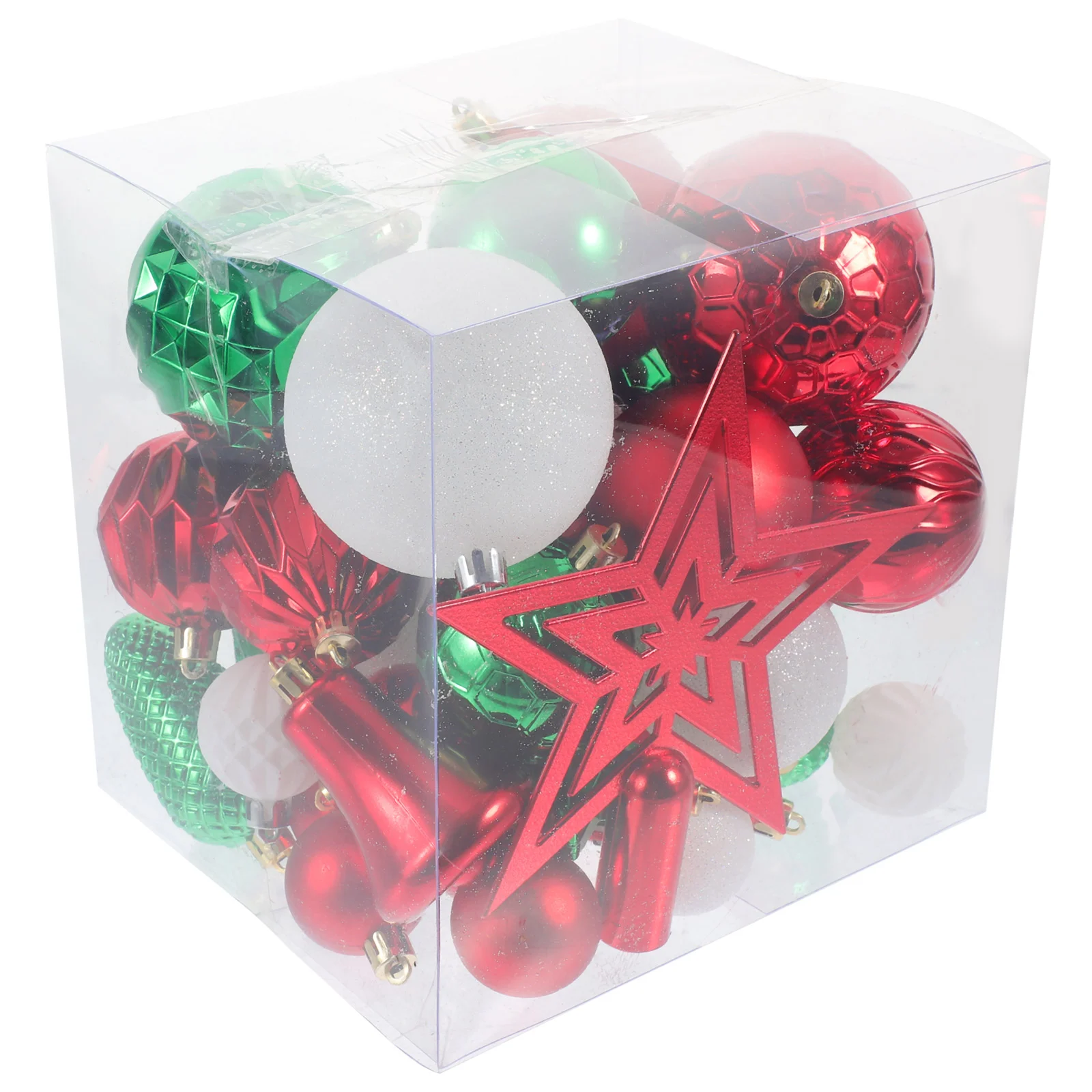 45 Pcs Christmas Decorations Xmas Party Shape Tree Hanging Balls Plastic Ornaments
45 Pcs Christmas Decorations Xmas Party Shape Tree Hanging Balls Plastic Ornaments