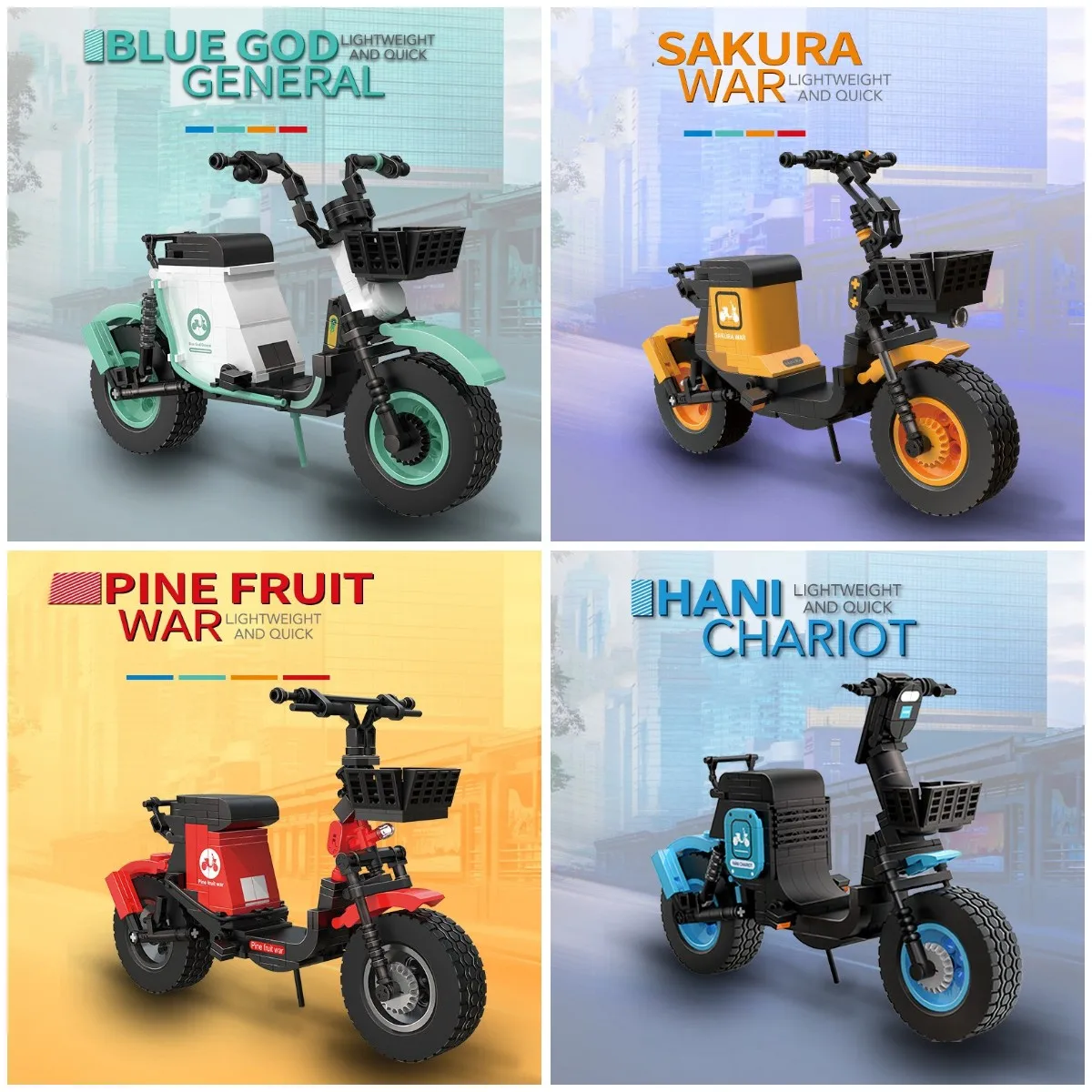 New Fashion Electric Car Model Building Blocks Motorcycle Vehicle Bricks Educational MOC Toys for Children Birthday Gifts
New Fashion Electric Car Model Building Blocks Motorcycle Vehicle Bricks Educational MOC Toys for Children Birthday Gifts