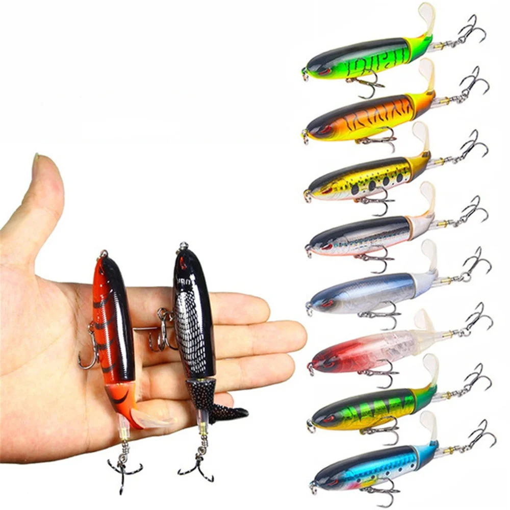 1PCS Propeller Tractor Fishing Lure 9cm 13g Whopper Popper Topwater Artificial Bait Hard Plopper Soft Rotating Tail Tackle
1PCS Propeller Tractor Fishing Lure 9cm 13g Whopper Popper Topwater Artificial Bait Hard Plopper Soft Rotating Tail Tackle