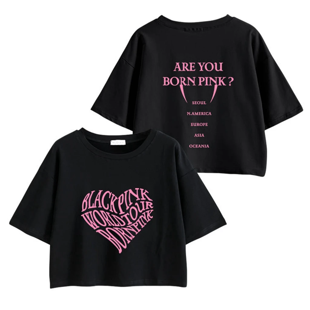 4 Girls Bp Kpop Are You BORN Pink Tour Vocal Concert Same Tshirt O-neck Cotton Long Short T-shirt Y2K Cosplay Rop Crop Top
4 Girls Bp Kpop Are You BORN Pink Tour Vocal Concert Same Tshirt O-neck Cotton Long Short T-shirt Y2K Cosplay Rop Crop Top