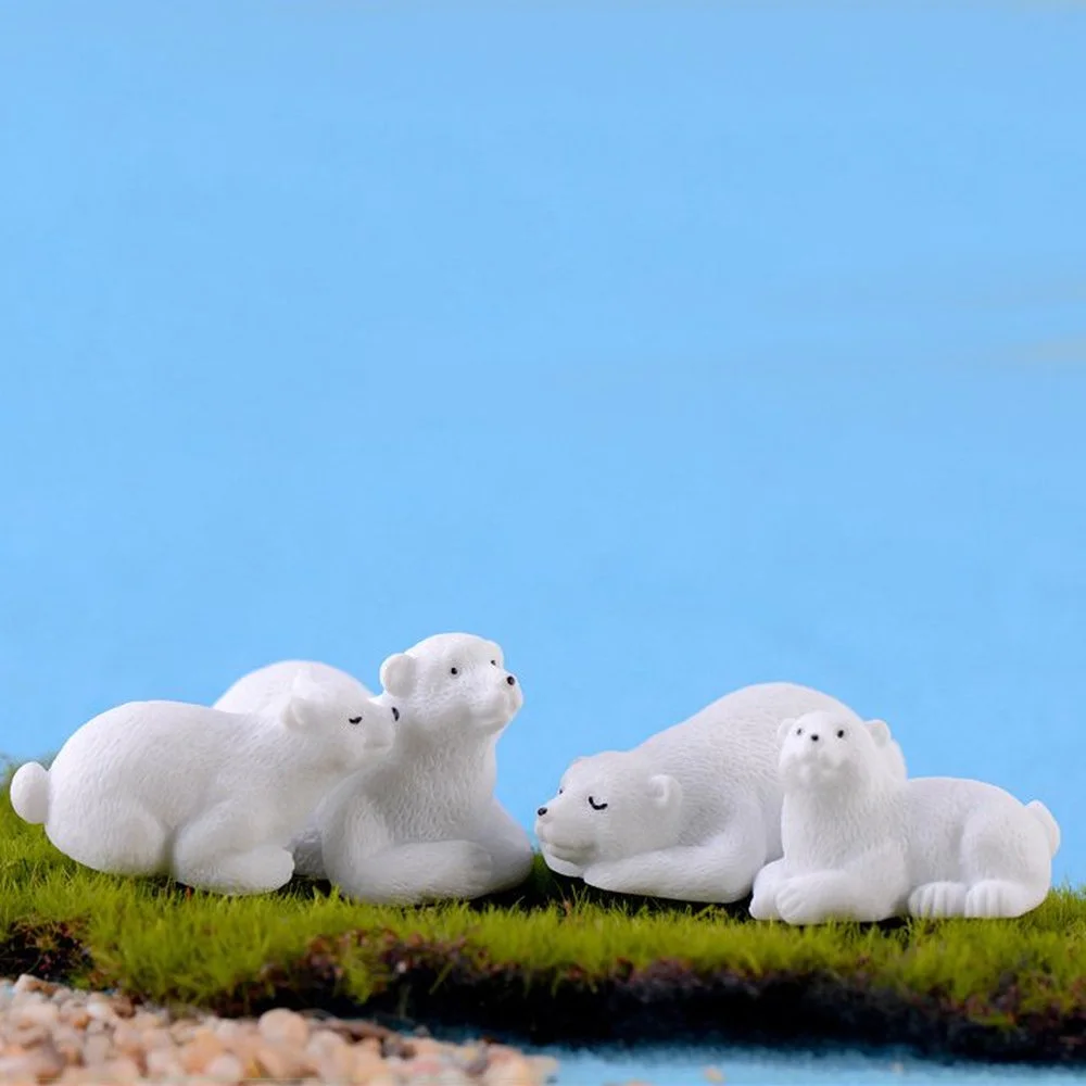 Figurines Polar Bears Micro Landscape DIY Resin Crafts Room Table Desk Decoration Garden Moss Bonsai Home Decor Ornaments
Figurines Polar Bears Micro Landscape DIY Resin Crafts Room Table Desk Decoration Garden Moss Bonsai Home Decor Ornaments